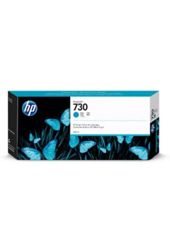 Tusze HP730F P2V68A Cyan 300ml